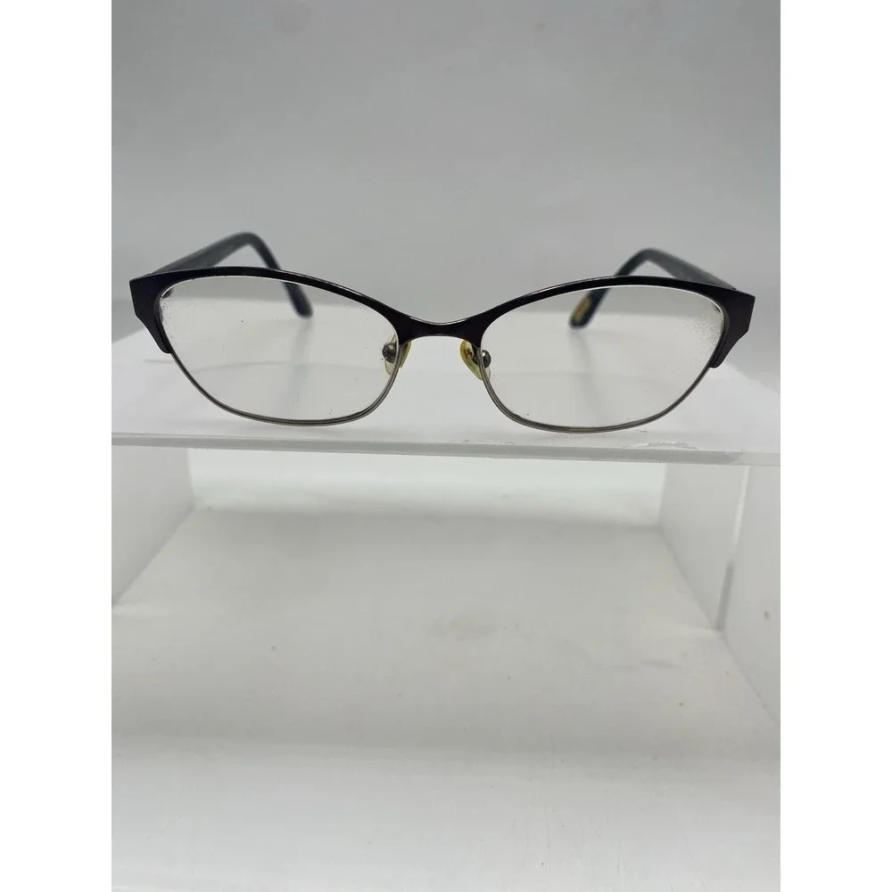Ted Baker Eyeglasses Women FRAME ONLY B240 51-15-135 Gray Floral Red 540